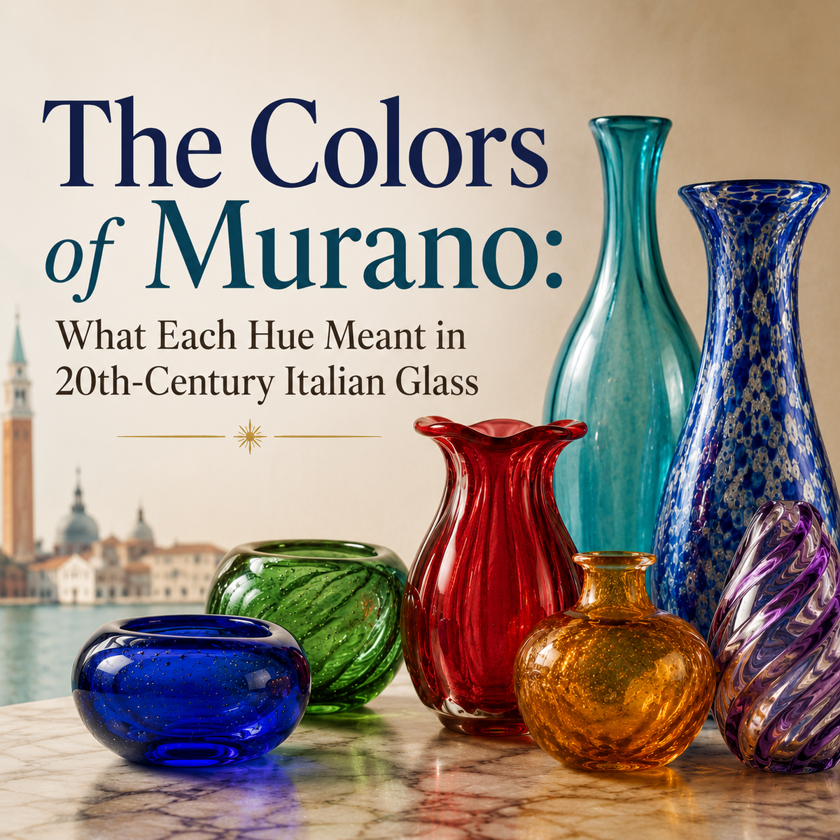 The Colors of Murano: What Each Hue Meant in 20th-Century Italian Glass
