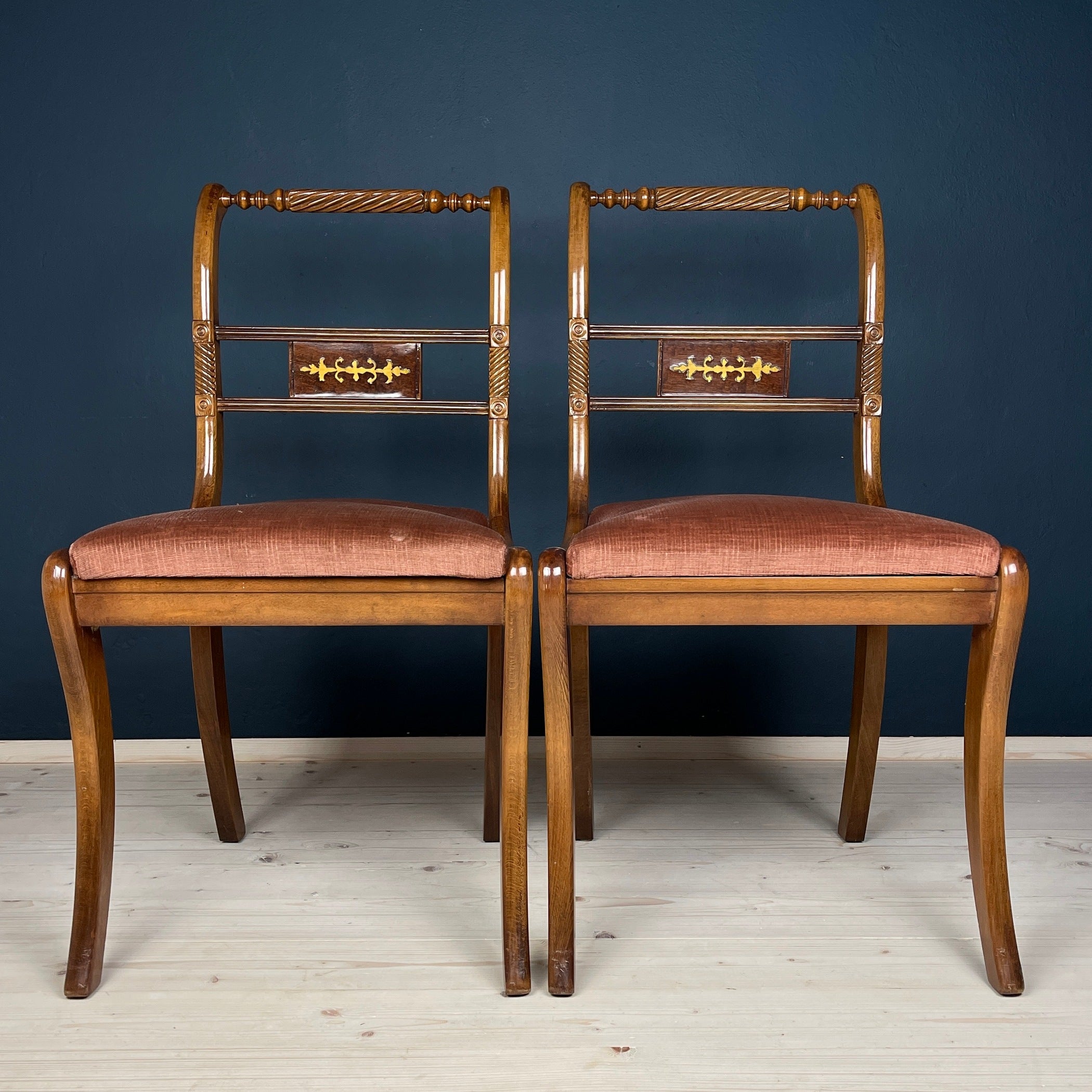Set of 2 Dining Chairs, Italy, 1960s