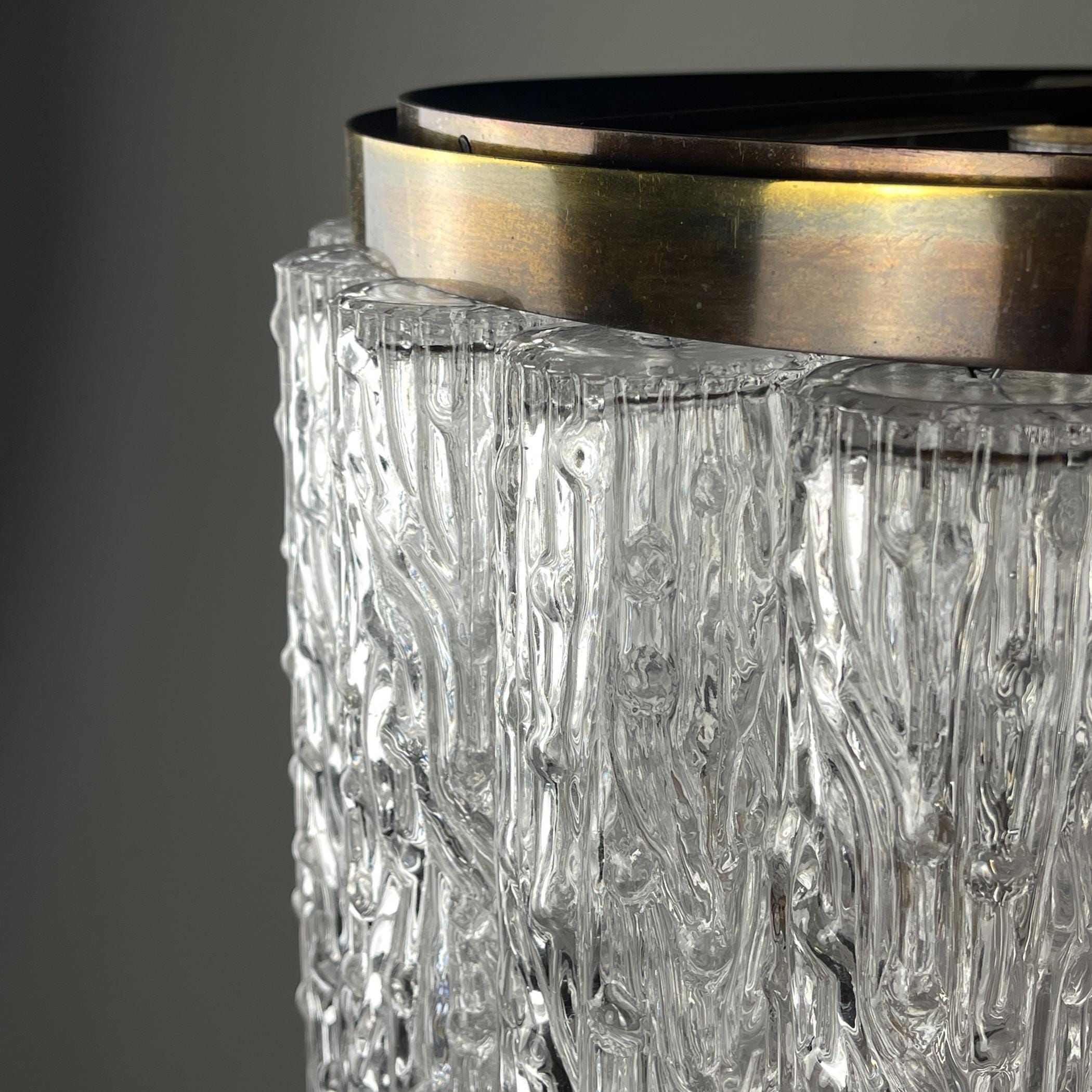 Classic Murano chandelier Tronchi by Venini, Italy 1960s
