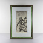 Graphics, etching, signature "Popy", Italy 1972