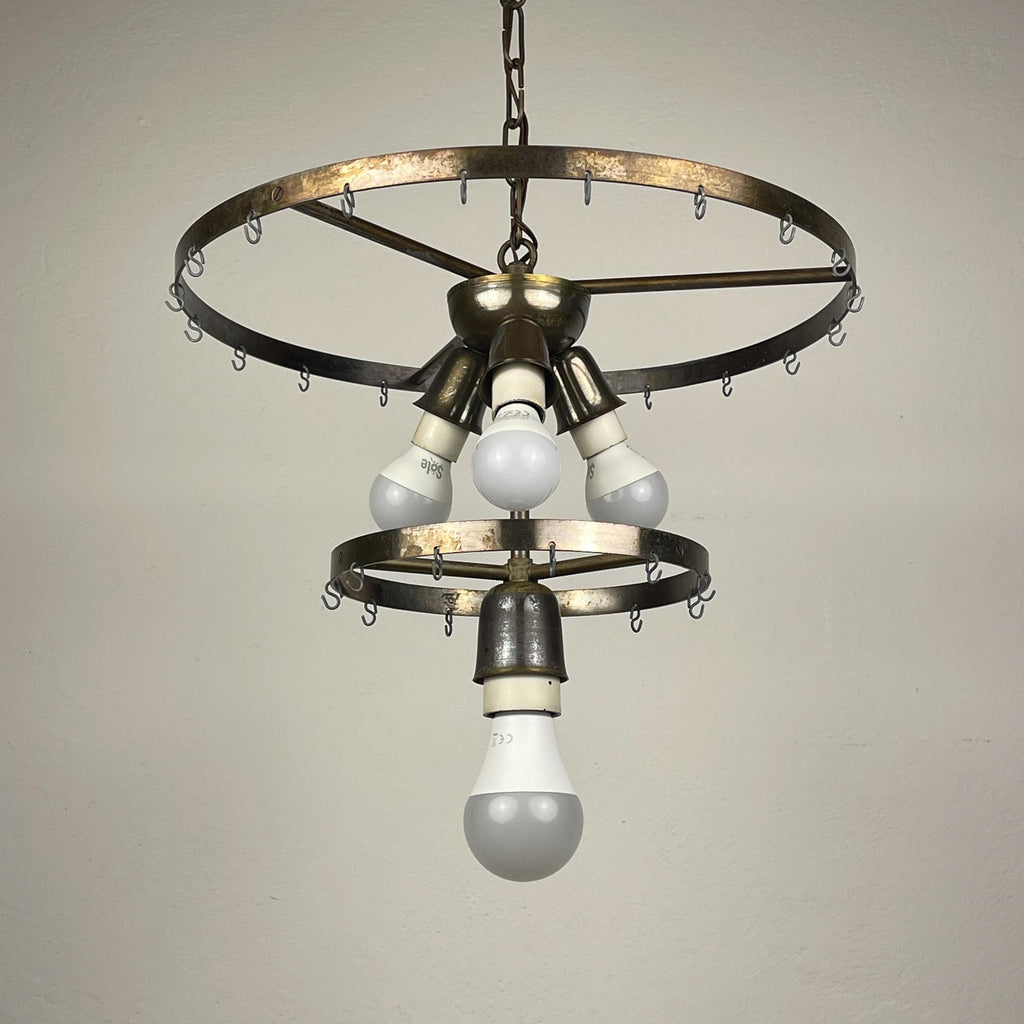 Classic Murano chandelier Tronchi by Venini, Italy 1960s