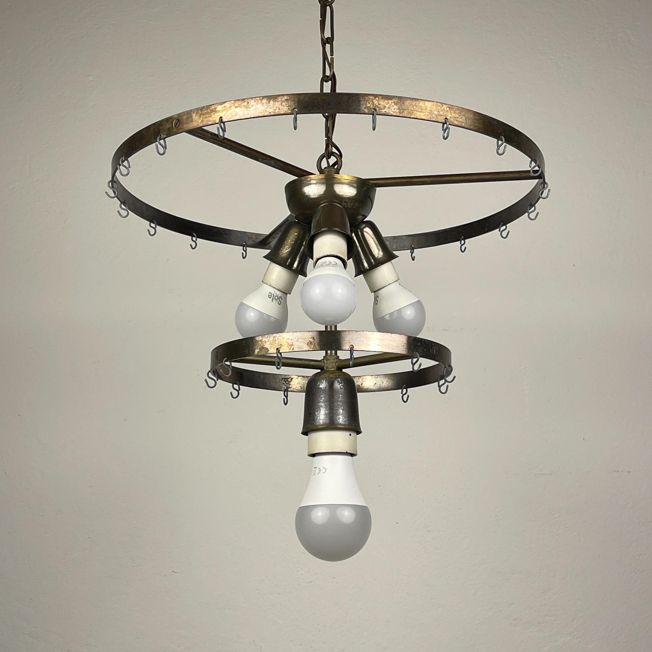 Classic Murano chandelier Tronchi by Venini, Italy 1960s