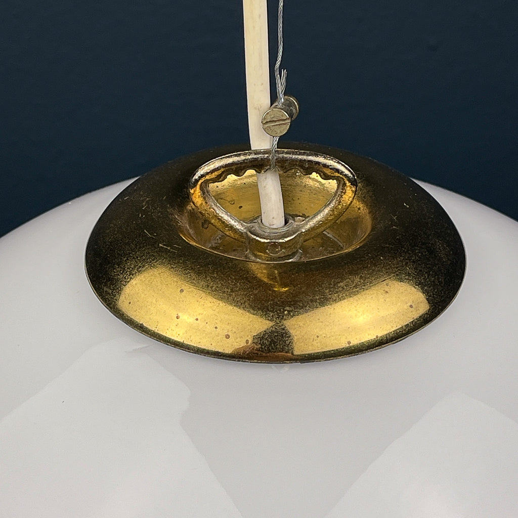 Vintage murano pendant lamp Italy 1970s Mid-century design