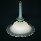 Vintage Murano glass pendant lamp by Venini, Italy 1970s, Mid-century Italian modern