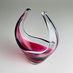Vintage small murano vase Italy 1970s, Mid-century modern design