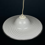 Swirl Murano Glass Pendant Lamp: Mid-Century Italian Lighting