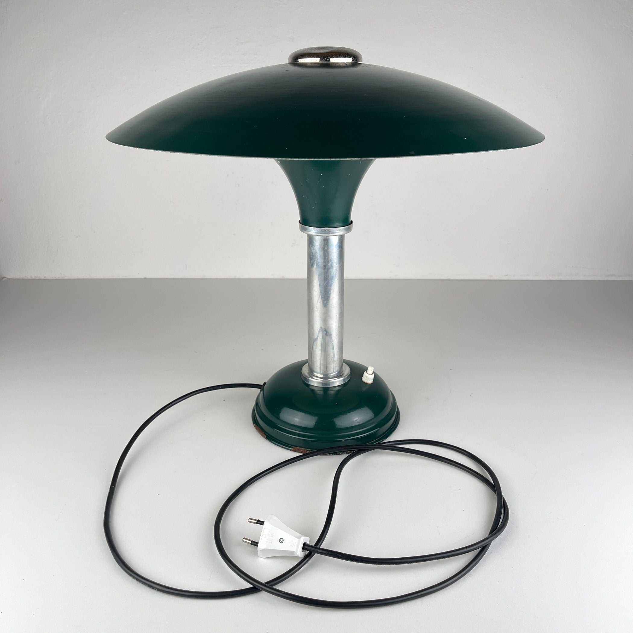 Bauhaus Metal Table lamp, Germany 1930s