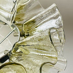Murano glass chandelier by Mazzega, Italy 1970s, Mid-century modern lamp
