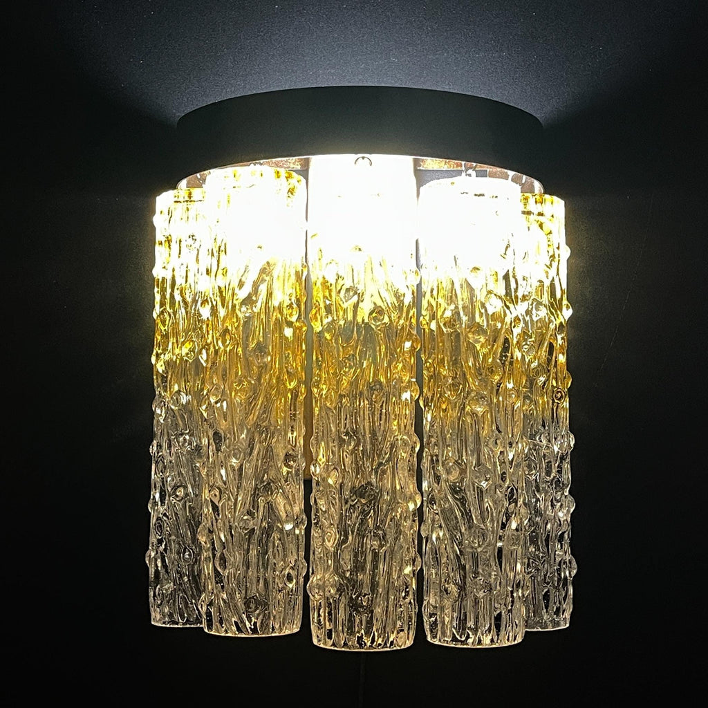 Original vintage wall lamp Tronchi by Venini, Italy 1960s