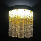 Original vintage wall lamp Tronchi by Venini, Italy 1960s