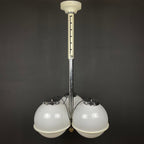 Gino Sarfatti murano glass globe chandelier Italy 1960s