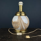 Murano table lamp Italy 1970s mid-century modern italian home decor