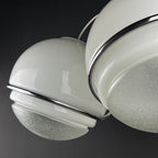 Gino Sarfatti large globe chandelier Italy 1960s