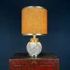 Murano table lamp Italy 1970s mid-century modern italian home decor