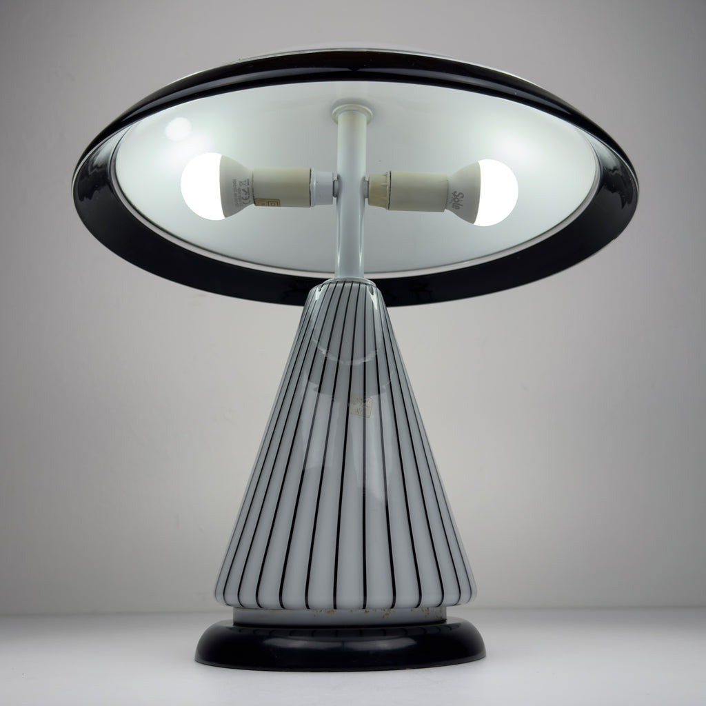 Original vintage murano table lamp by Zonca, Italy 1980s