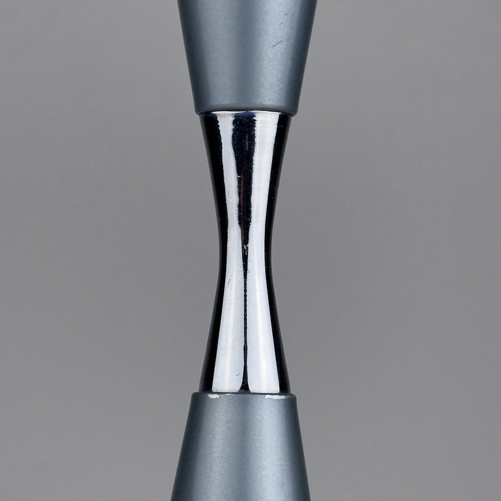 Grey industrial metal desk lamp Italy, 1960s