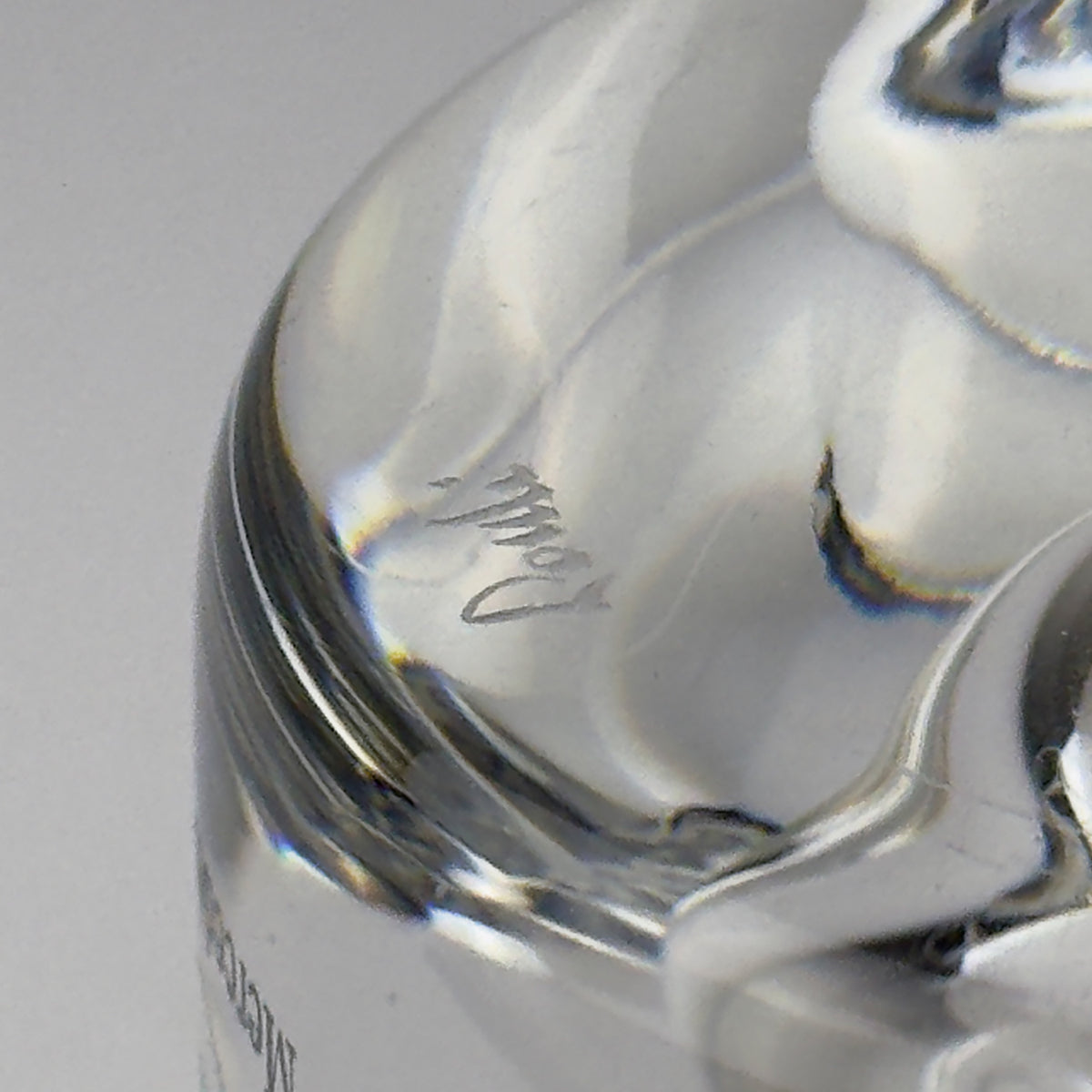 Mercedes-Benz Auto Rotonda Crystal Glass Vase by Il Giugno, 2003, Italian Design, 24% Lead Crystal