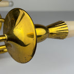 Vintage brass wall lamp by Stilnovo, Italy, 1950s