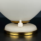 Vintage murano table lamp by Stilnovo, Italy 1950s, Mid-century modern design