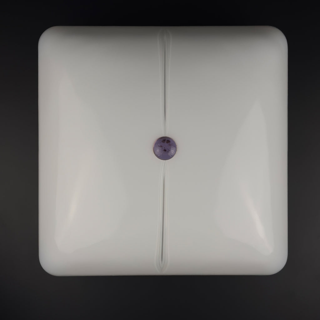 Mid-Century Murano Ceiling Lamp Vetreria De Majo, Italy 1970s