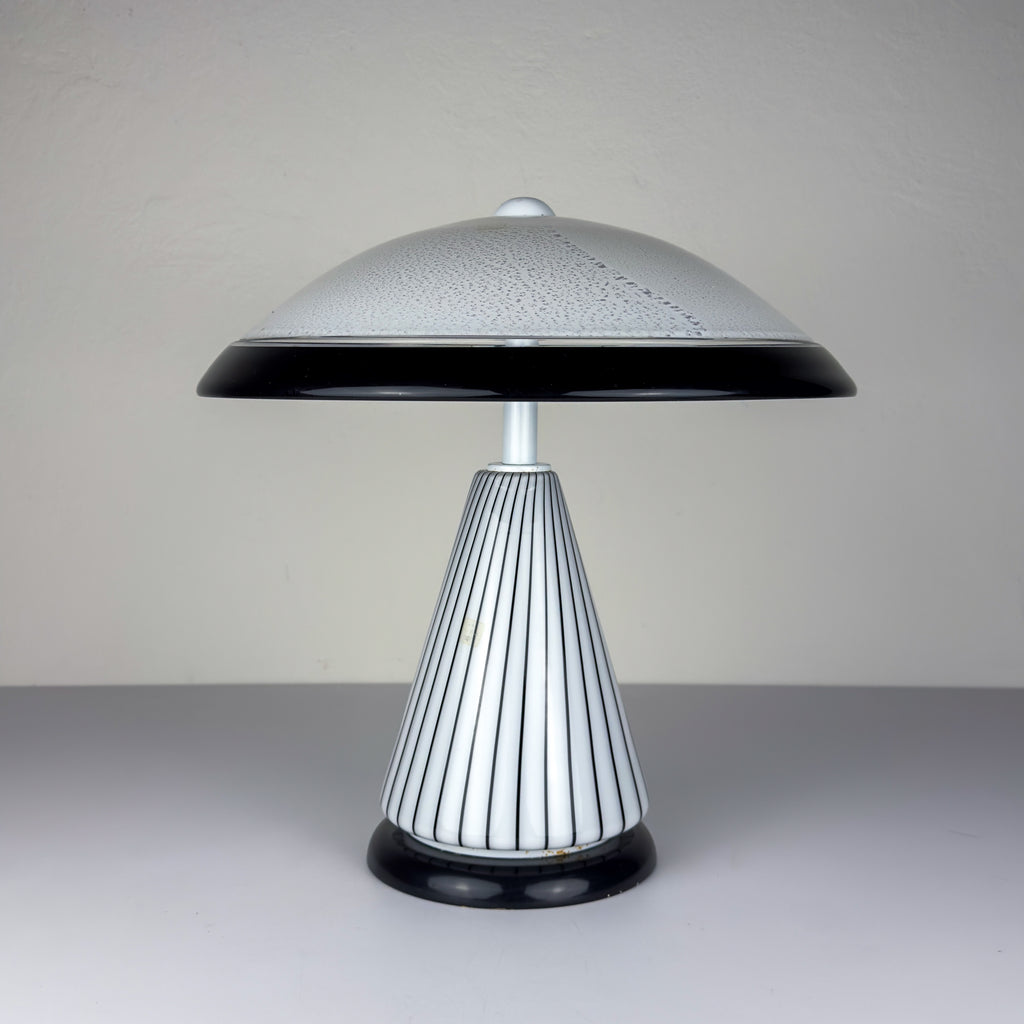 Original vintage murano table lamp by Zonca, Italy 1980s