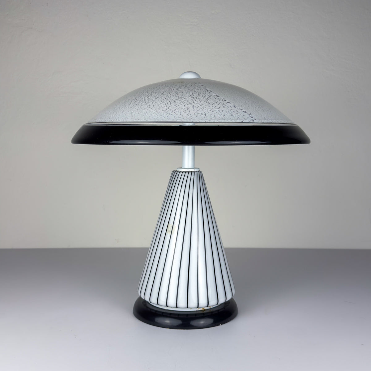 Original vintage murano table lamp by Zonca, Italy 1980s
