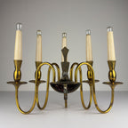 Vintage brass wall lamp by Stilnovo, Italy, 1950s