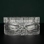 Vintage Bohemian glass candy bowl by Bohemia Crystal, Czechoslovakia, 1970s