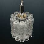 Mid-century murano glass chandelier Tronchi by Toni Zuccheri for Venini Italy 1960s