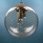 Vintage La Murrina Swirled Murano Glass Pendant Lamp - 1970s Italian Lighting