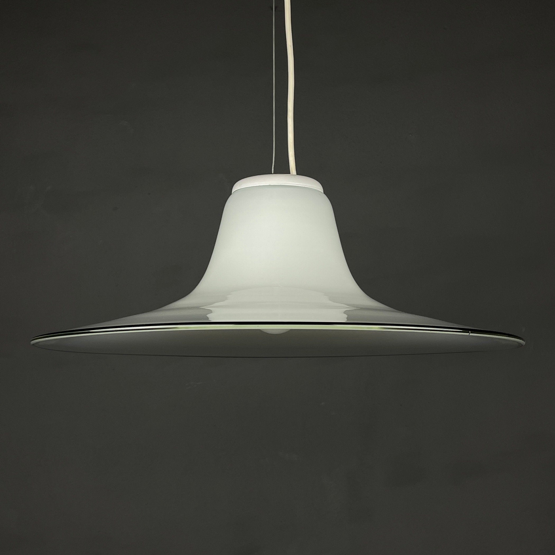 Murano Glass Lamp: Cinea by Giusto Toso for Leucos, 1970s Italian Lighting