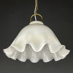 Vintage Murano Glass Fazzoletto Pendant Lamp - Mid-Century Italian Lighting