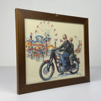 Limited edition lithograph 103/200 by Brioschi, Italy, 1970s