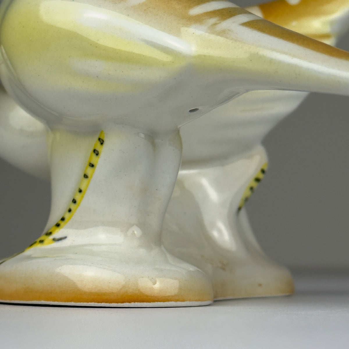 Vintage ceramic figurine Birds Vintage Yugoslavia 1950s