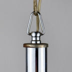 Vintage Murano sphere ball pendant lamp, Italy 1960s