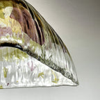 Vintage La Murrina Murano Glass Pendant Lamp: Italian MCM Lighting