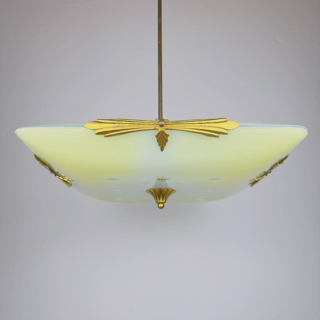Art Deco Vintage Chandelier, Italy 1930s