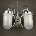 Mid-Century Murano Glass Chandelier - Italian Space Age Lighting