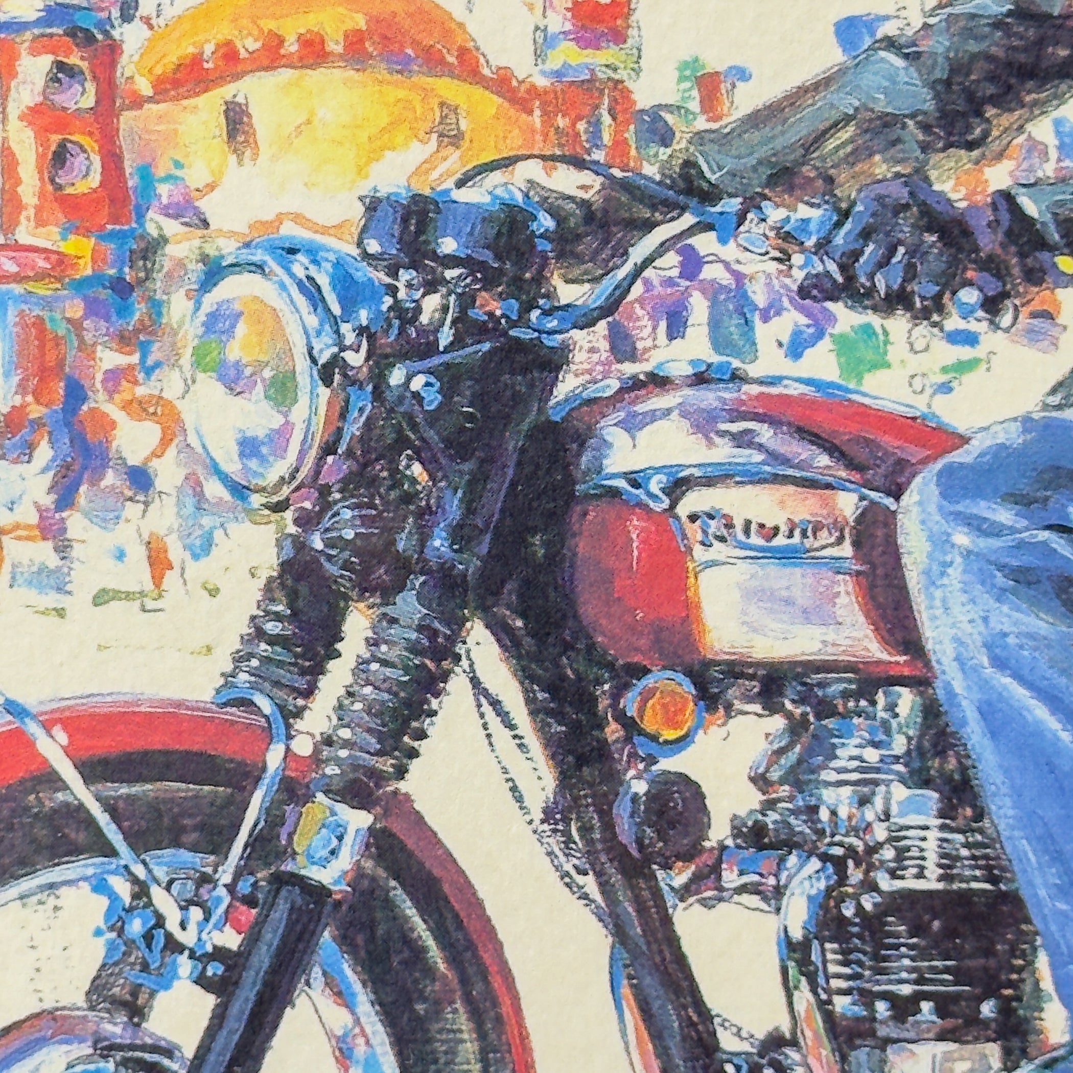 Limited edition lithograph 103/200 by Brioschi, Italy, 1970s