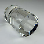 Mercedes-Benz Auto Rotonda Crystal Glass Vase by Il Giugno, 2003, Italian Design, 24% Lead Crystal