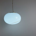Classic swirl murano pendant lamp Vetri Murano, Italy 1970s