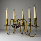 Vintage brass wall lamp by Stilnovo, Italy, 1950s
