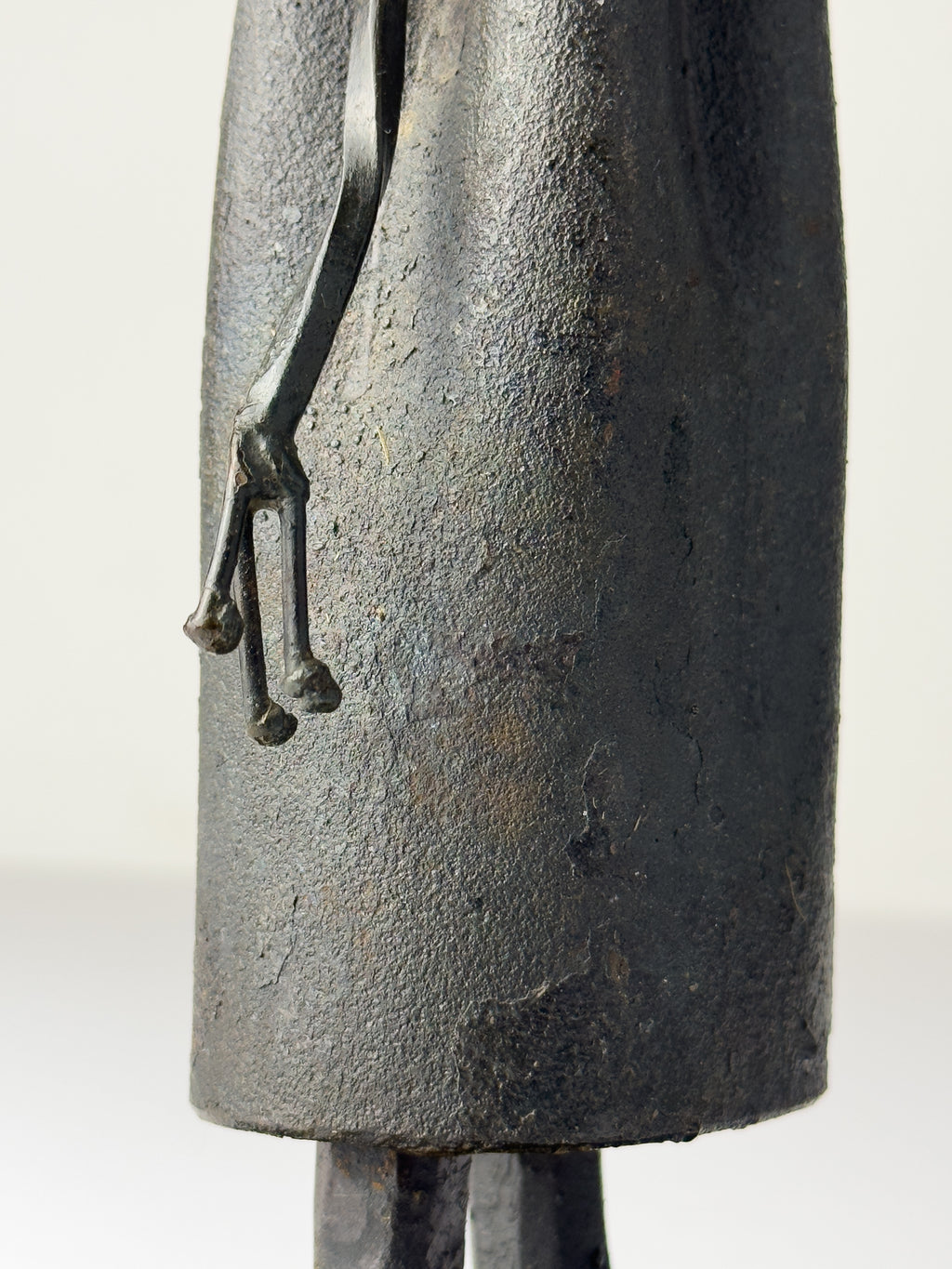 Vintage Brutalist sculpture "Monk With The Book" by Salvino Marsura, Italy 1970s