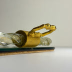 Vintage Venetian Murano glass Mirror Tray, Italy 1950s