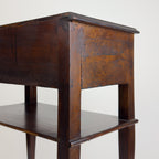 Vintage wood nightstand Italy 1970s