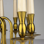 Vintage brass wall lamp by Stilnovo, Italy, 1950s