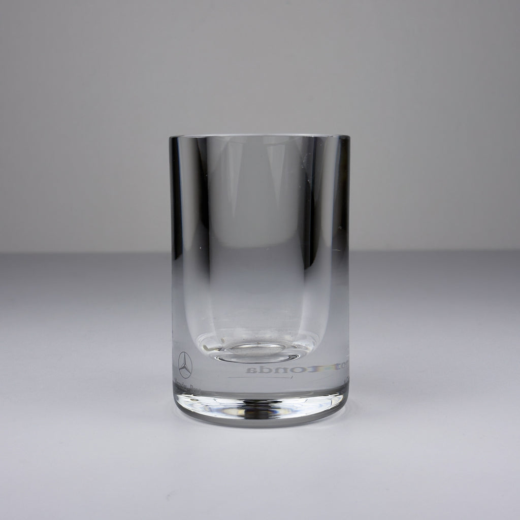 Mercedes-Benz Auto Rotonda Crystal Glass Vase by Il Giugno, 2003, Italian Design, 24% Lead Crystal