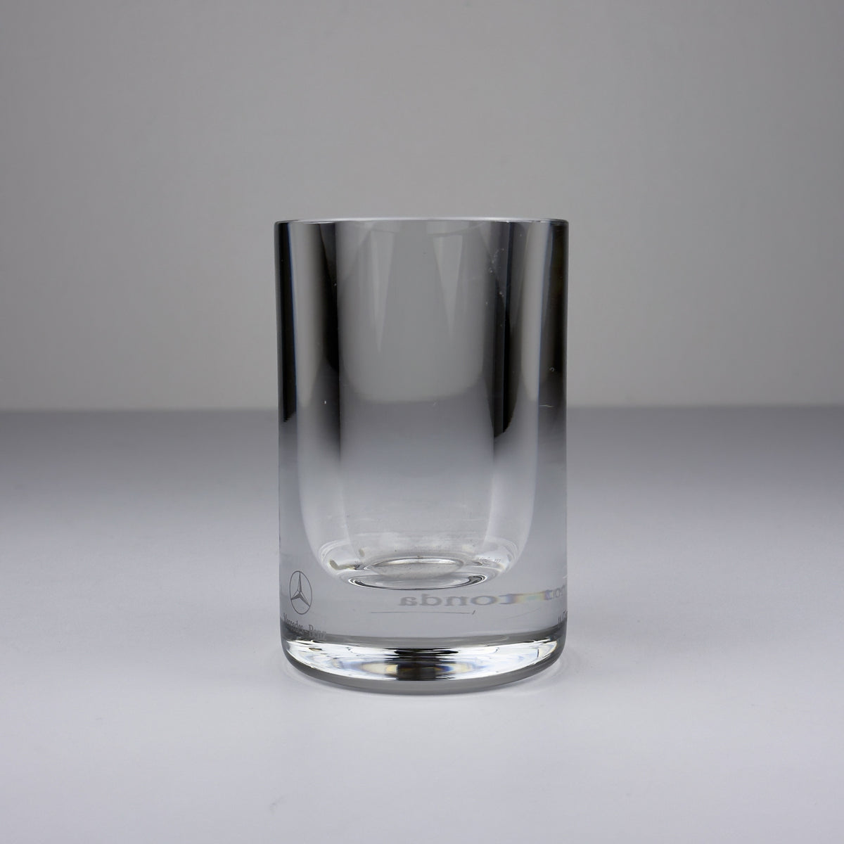 Mercedes-Benz Auto Rotonda Crystal Glass Vase by Il Giugno, 2003, Italian Design, 24% Lead Crystal