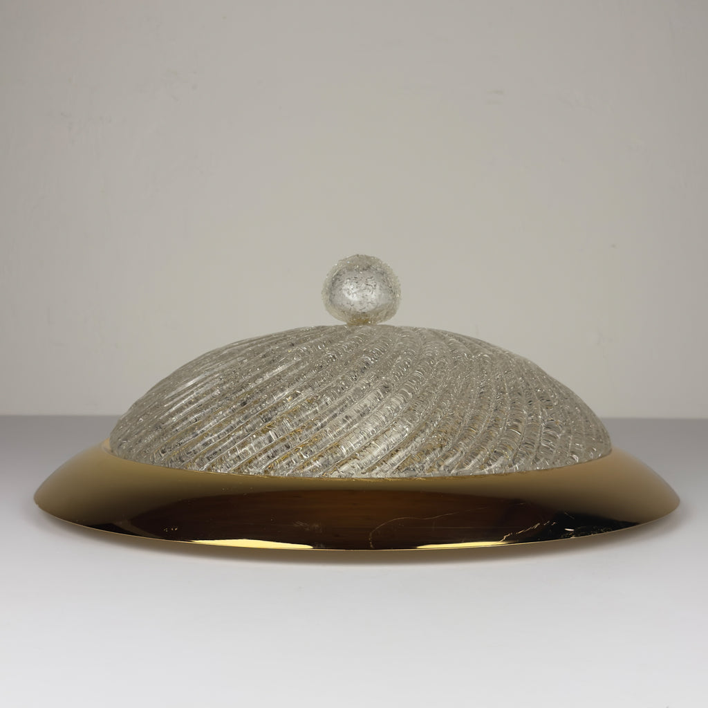 Vintage murano ceiling lamp, Italy 1980s