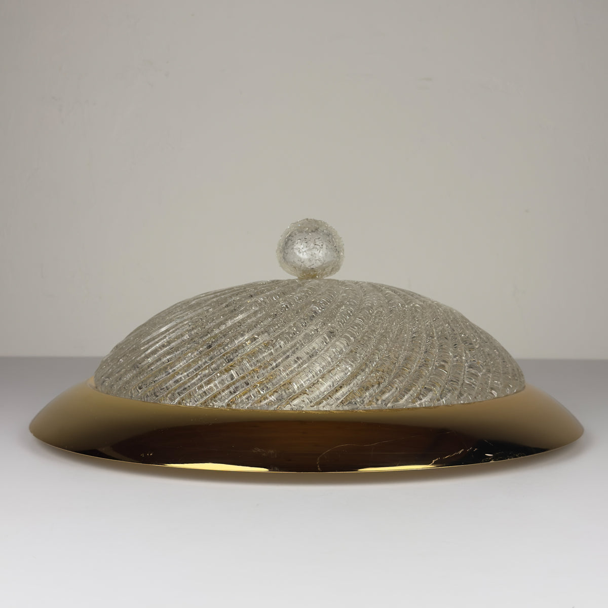Vintage murano ceiling lamp, Italy 1980s